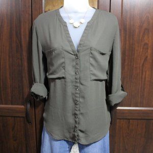 Womens Button Up Top